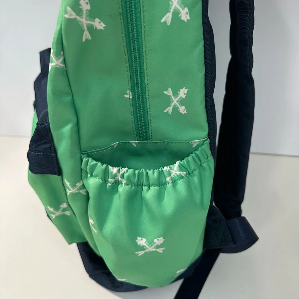 Vineyard Vines Martha’s Vineyard Fishbones Green Blue Backpack